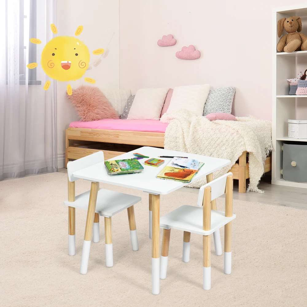 Stalas ir 2 kėdės 59×50×48 cm (3 vnt.)