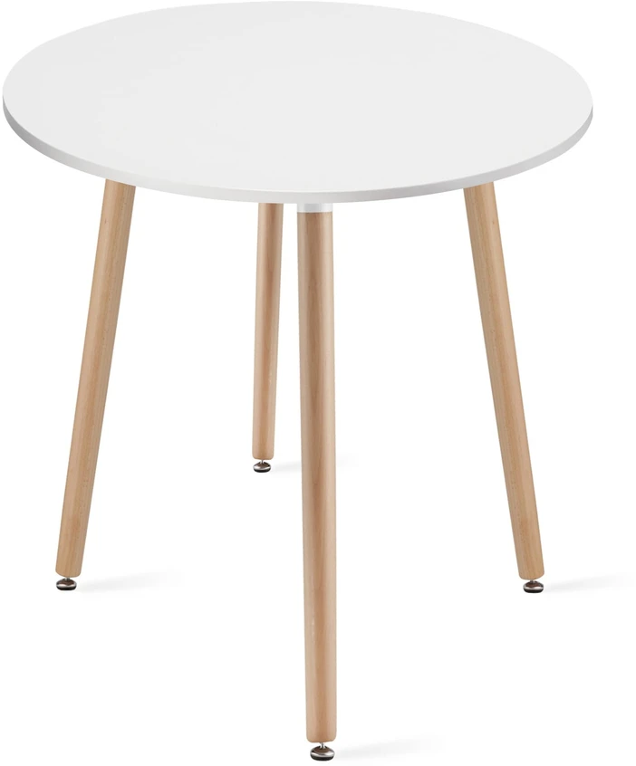 Leobert Stalas KAMI apvalus MDF stalviršis, baltas, Ø 60 cm, 74 cm