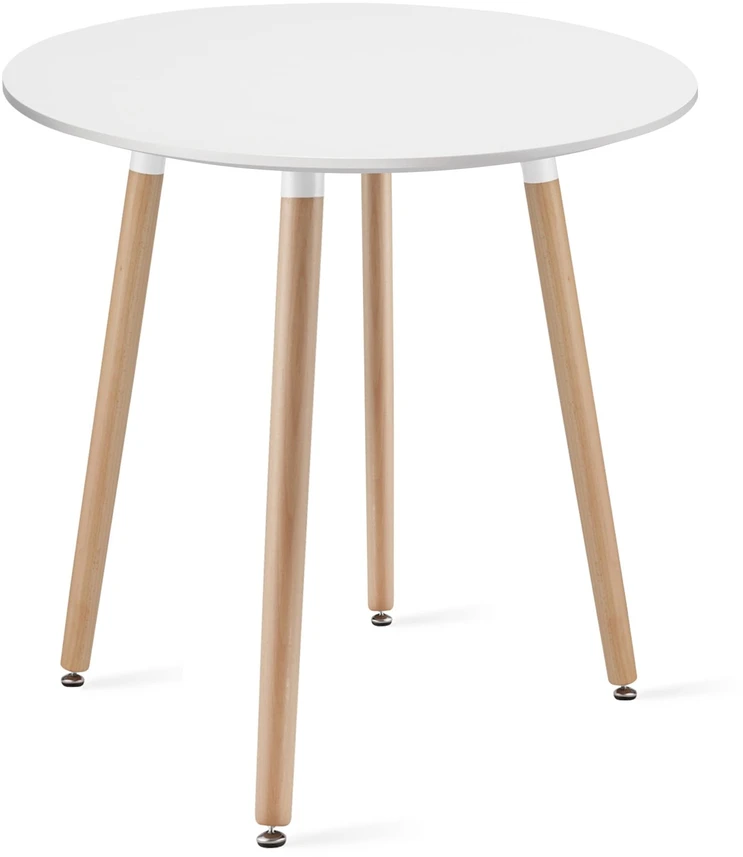 Leobert Stalas KAMI apvalus MDF stalviršis, baltas, Ø 60 cm, 74 cm