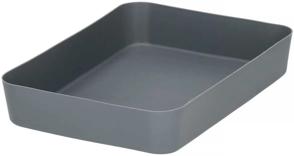 Stalčiaus dėklas Springos 26x18 cm, pilkas