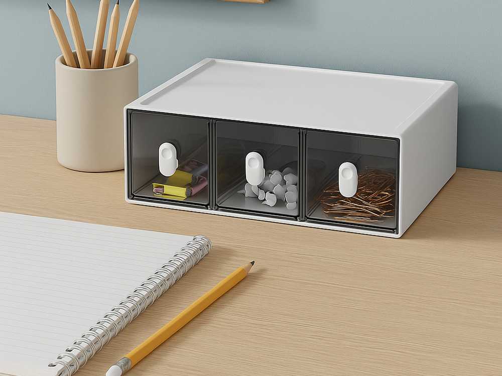 Verk Group Stalčiukų organizatorius stalui 23x17 cm plastikinis