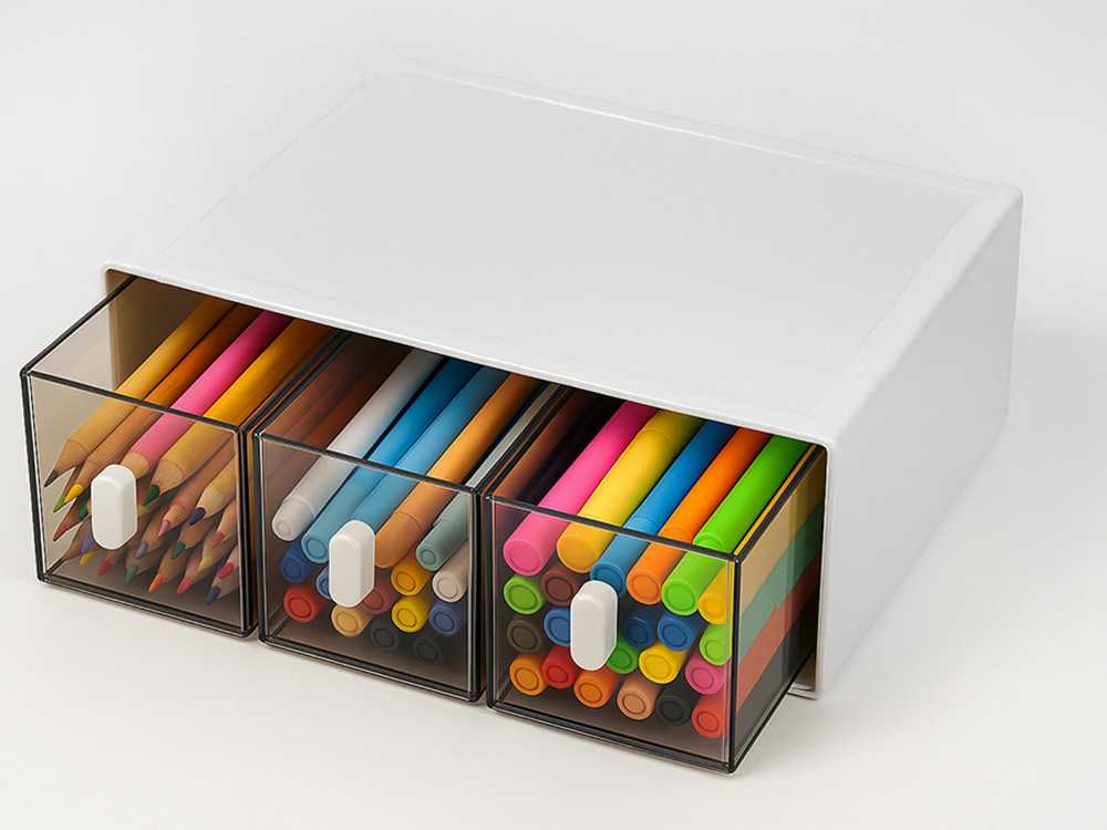 Verk Group Stalčiukų organizatorius stalui 23x17 cm plastikinis