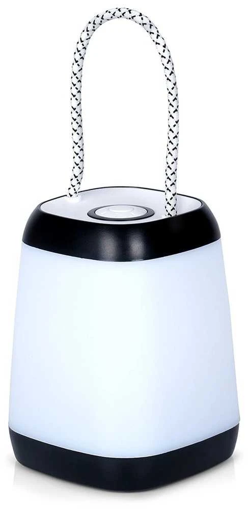 Luxen LED-Tischlampe LED-Leuchte batteriebetrieben LED-Schreibtischampe dimmbar 12x9 cm