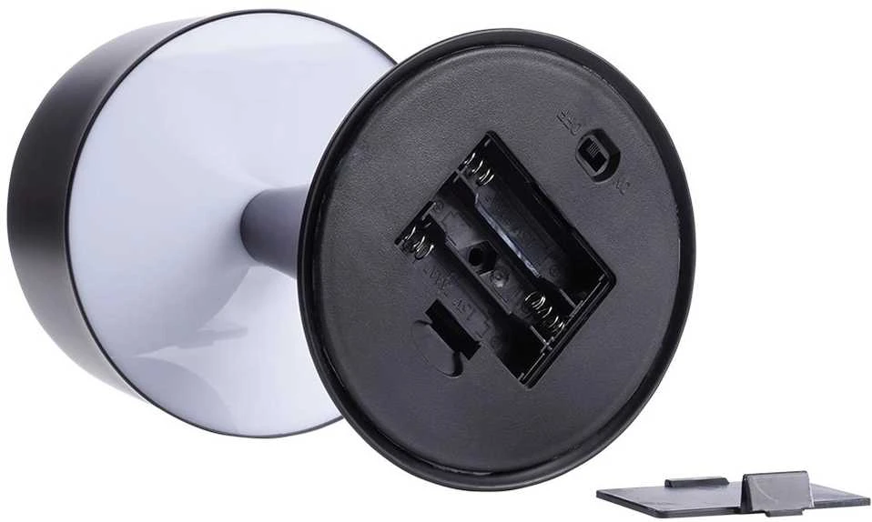 Home Styling Collection Juoda metalinė LED stalinė lemputė be laido 20,5 cm