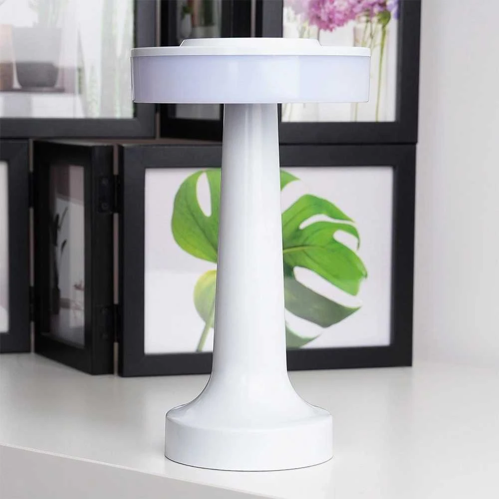 4Kom LED Stalinis Šviestuvas 21 cm | 3 Šviesos Lygiai | Belaidis Įkrovimas