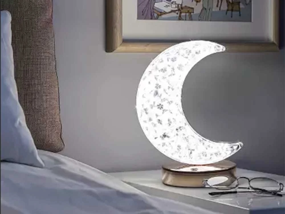 Stalinė naktinė lempa su LED ir RGB apšvietimu