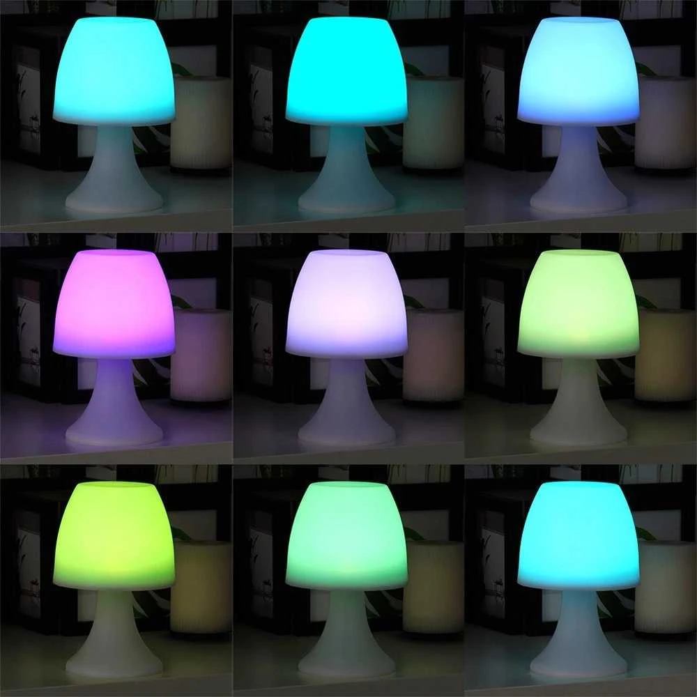 Lifetime LED naktinė lempa 19 cm, įvairiaspalvė, moderni