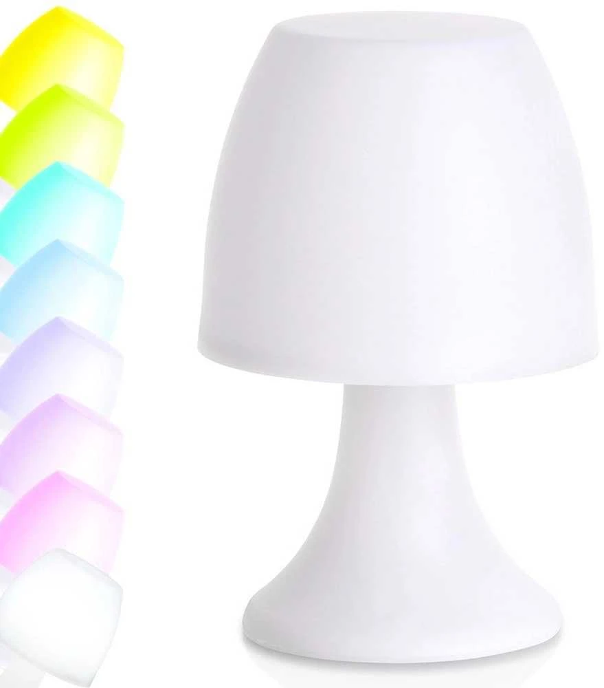 Lifetime LED naktinė lempa 19 cm, įvairiaspalvė, moderni