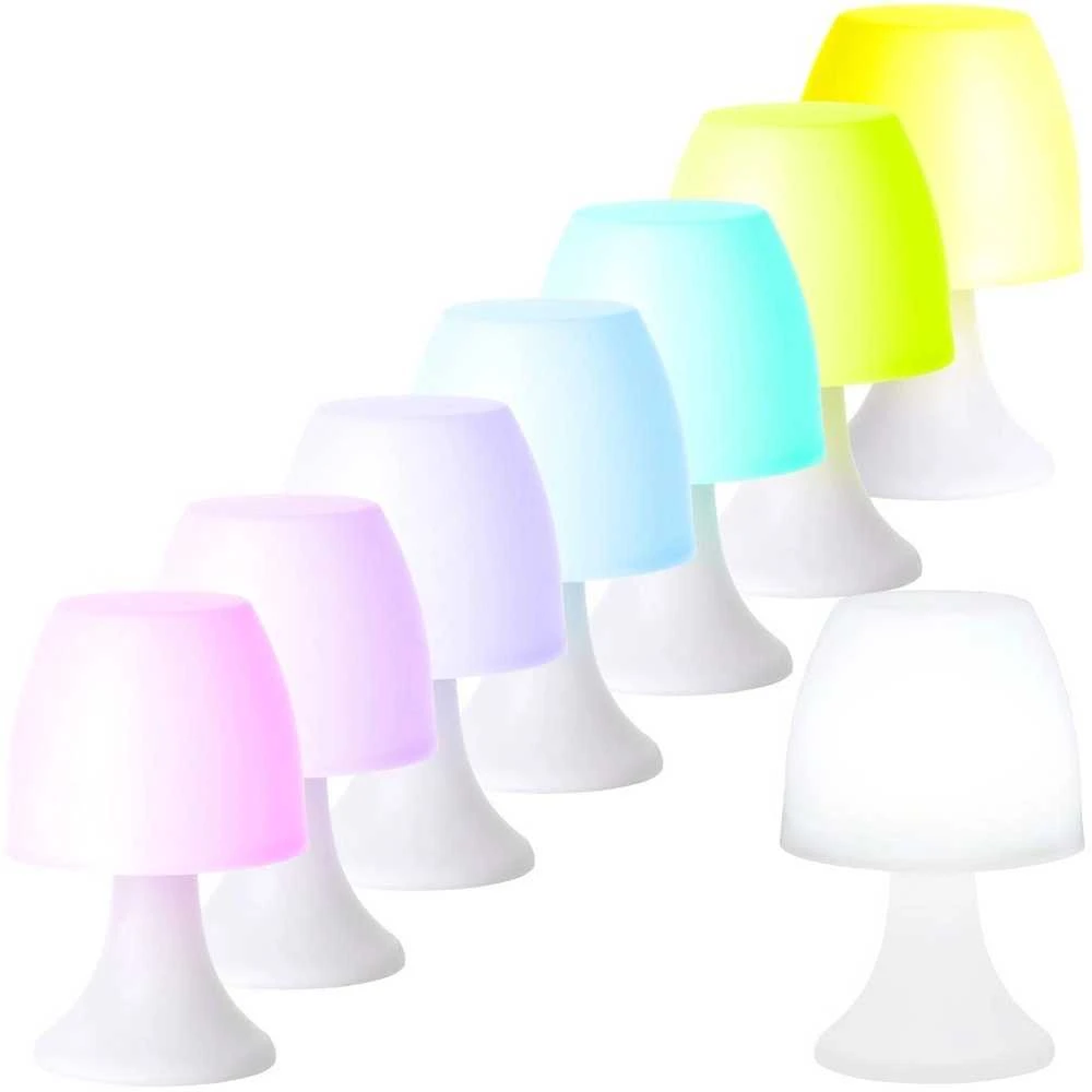 Lifetime LED naktinė lempa 19 cm, įvairiaspalvė, moderni