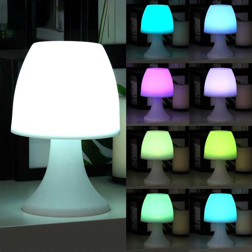 Lifetime LED naktinė lempa 19 cm, įvairiaspalvė, moderni