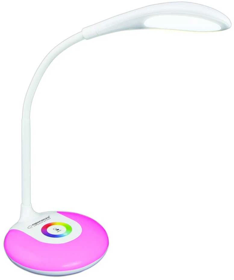 Stalo Lempa - Esperanza ELD102 3W LED Jutiklinis Valdymas Lankstus Rankos Baltas