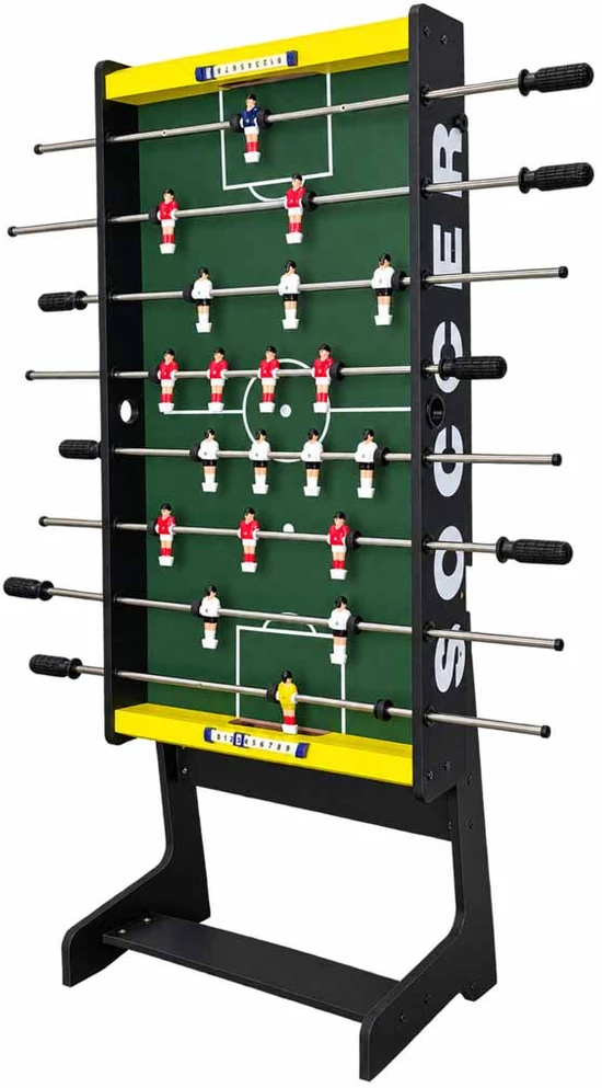 Stalo futbolo stalas, sulankstomas, 22 figūrėlės, 120 × 80 × 60,5 cm