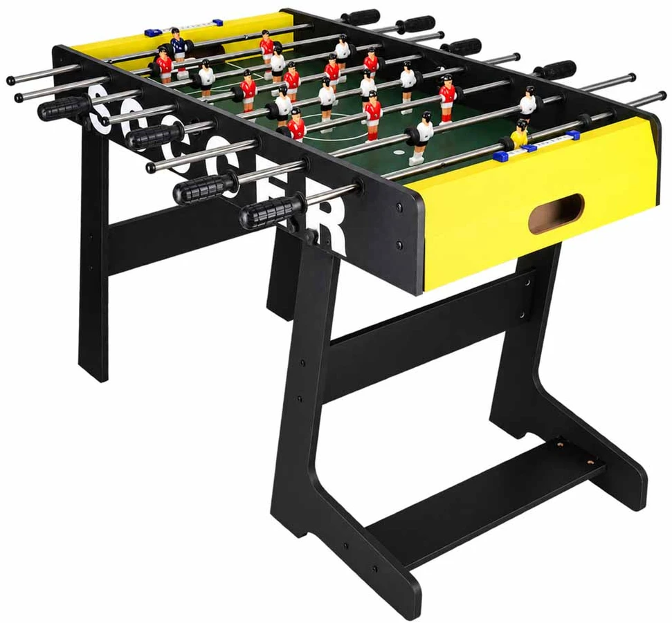 Stalo futbolo stalas, sulankstomas, 22 figūrėlės, 120 × 80 × 60,5 cm