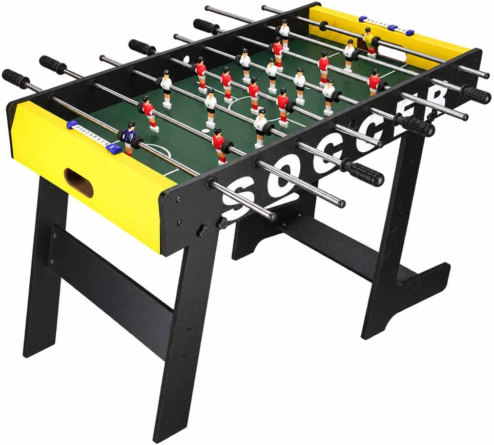 Stalo futbolo stalas, sulankstomas, 22 figūrėlės, 120 × 80 × 60,5 cm