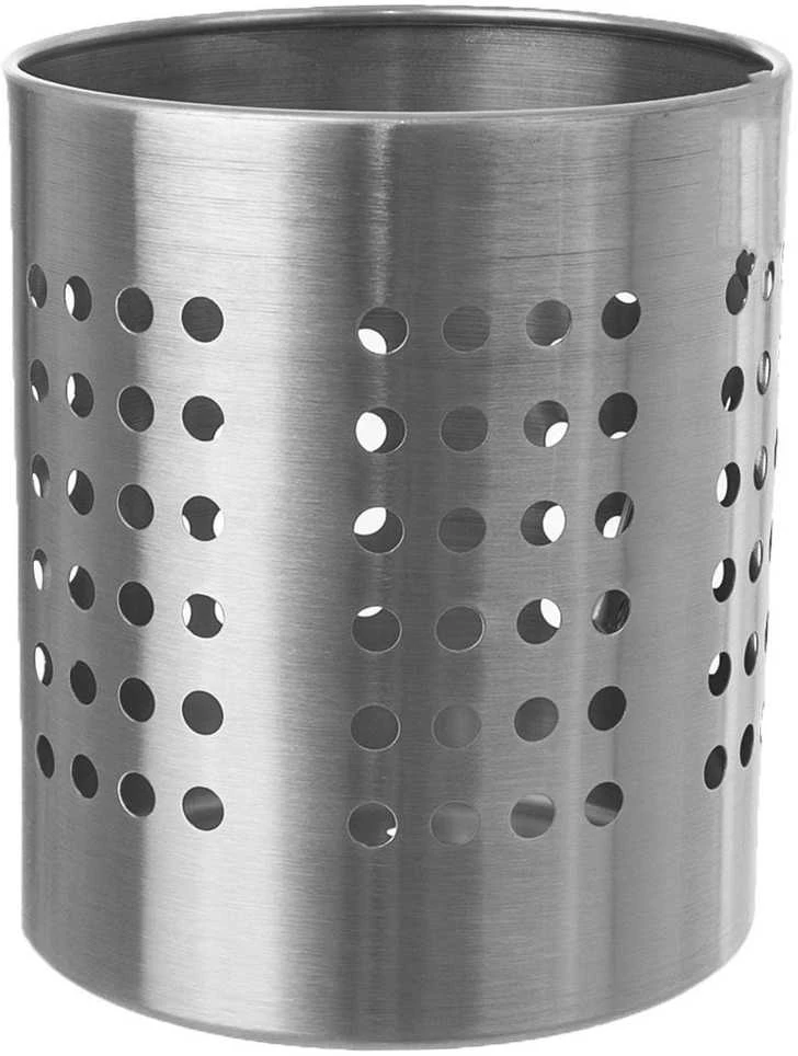Orion Virtuvės įrankių stovas, sidabras, 12 cm skersmuo, 13 cm aukštis