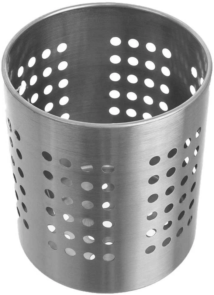 Orion Virtuvės įrankių stovas, sidabras, 12 cm skersmuo, 13 cm aukštis