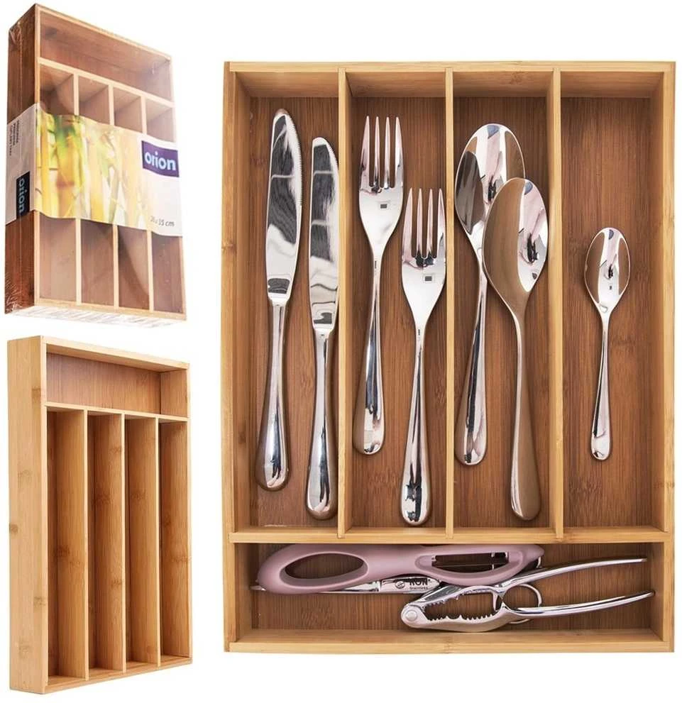 Mondex Orion Stalo įrankių dėklas 35x26 cm Bambukas