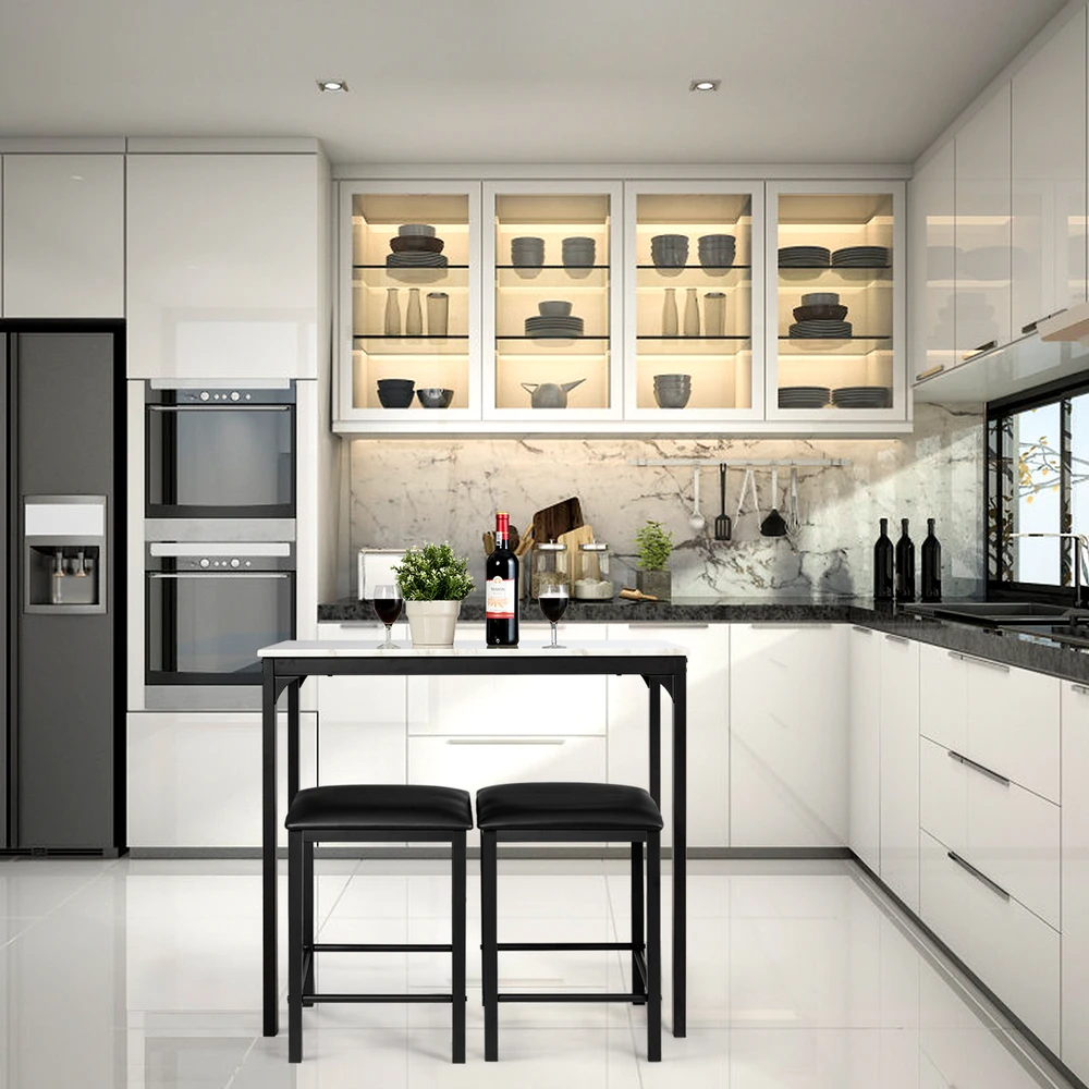 Stalo komplektas 90 x 60 x 82 cm 3 vnt.