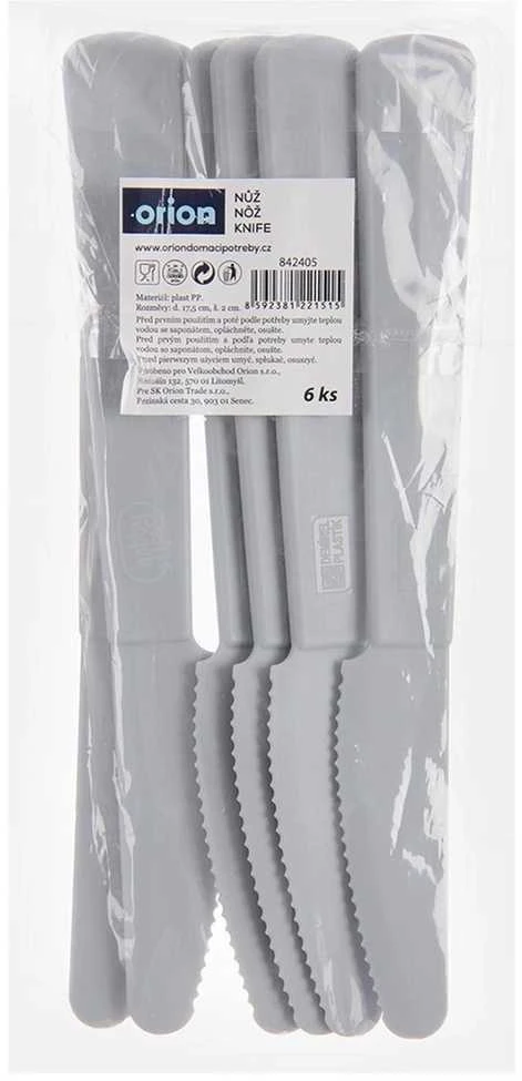 WMF Orion plastikinių stalo peilių rinkinys SANDY 6 vnt. pilki