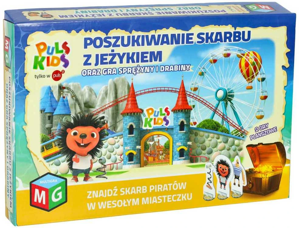 Alexander „2in1“ stalo žaidimas - lobio ieškojimas su ežiuku, pavasario ir kopėčių žaidimu