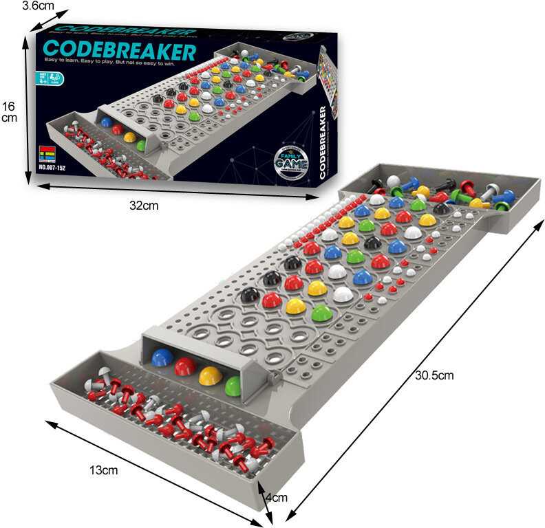 Lean Toys Stalo žaidimas Dviems Kodų Spėjimas Codebreaker