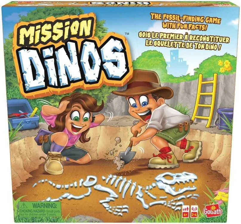 Stalo žaidimas Goliath MISION DINOS, FR, EN
