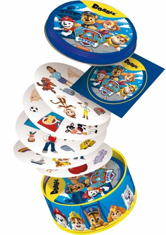 Rebel Sukilėlių kortų žaidimas „Dobble Paw Patrol“ – apvalios žaidimo kortos GR0759