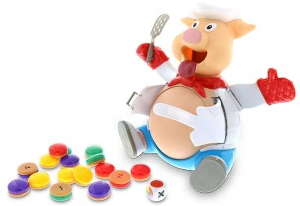 Goliath Stalo žaidimas vaikams Piggy Pop, spalvotas