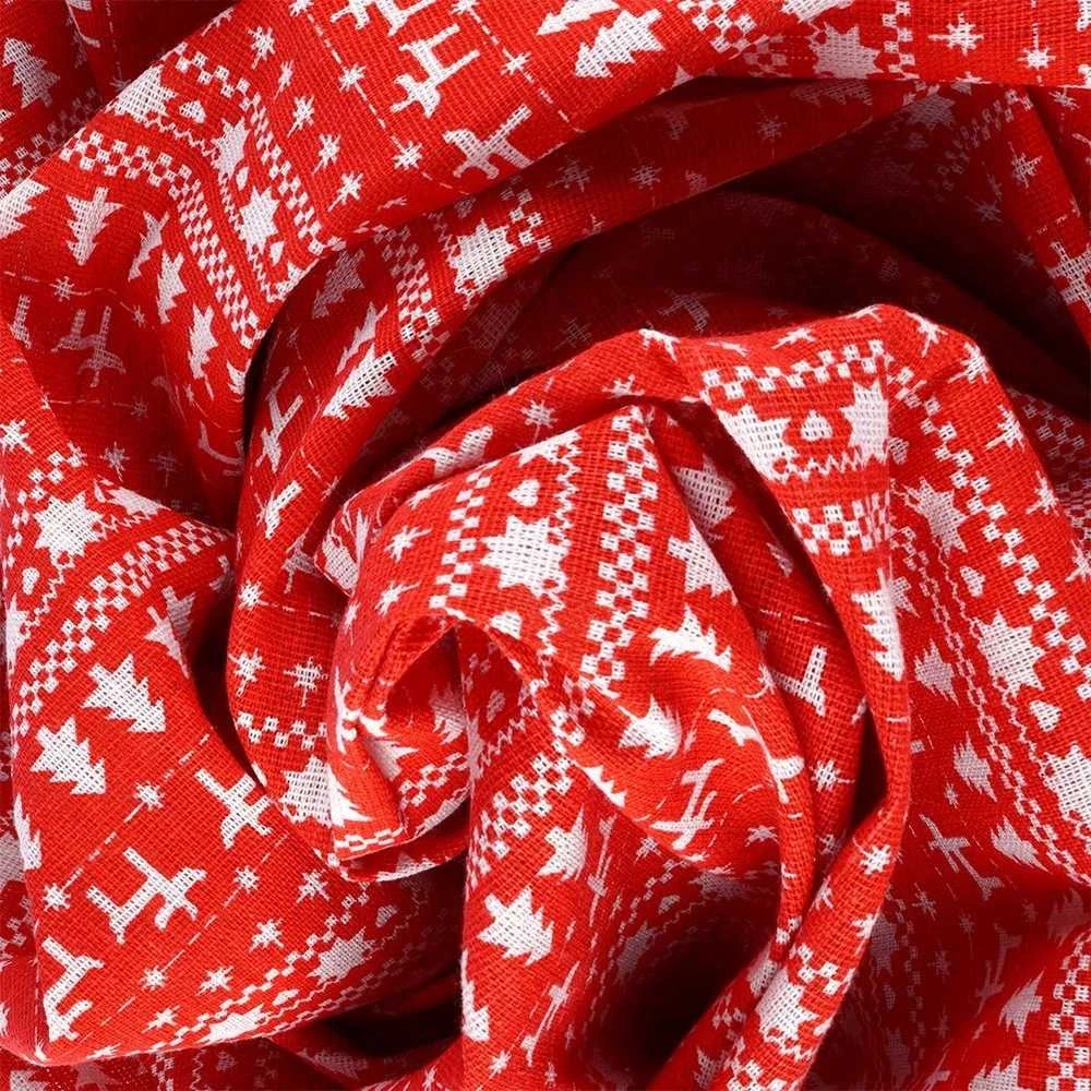 Excellent Houseware Šventinė staltiesė 180x130 cm raudona - atspari dėmėms