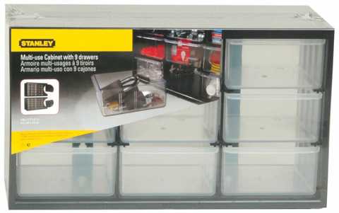 STANLEY ORGANIZATOR STOJĄCY 9 stalčiai