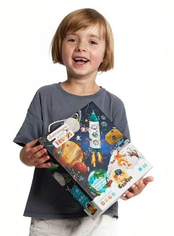 Dėlionė CzuCzu Observational puzzle Space 60 pieces + educational poster ZA5560