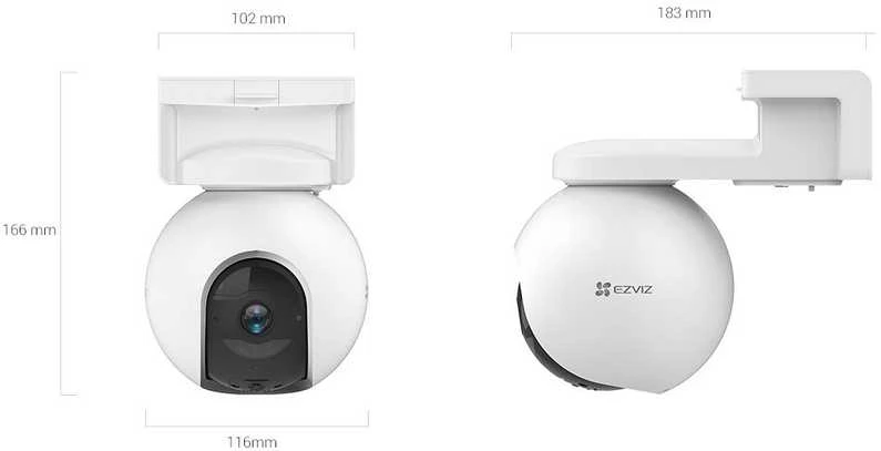 Kompl. IP kamera Ezviz CS-EB8 + CS-CMT-S