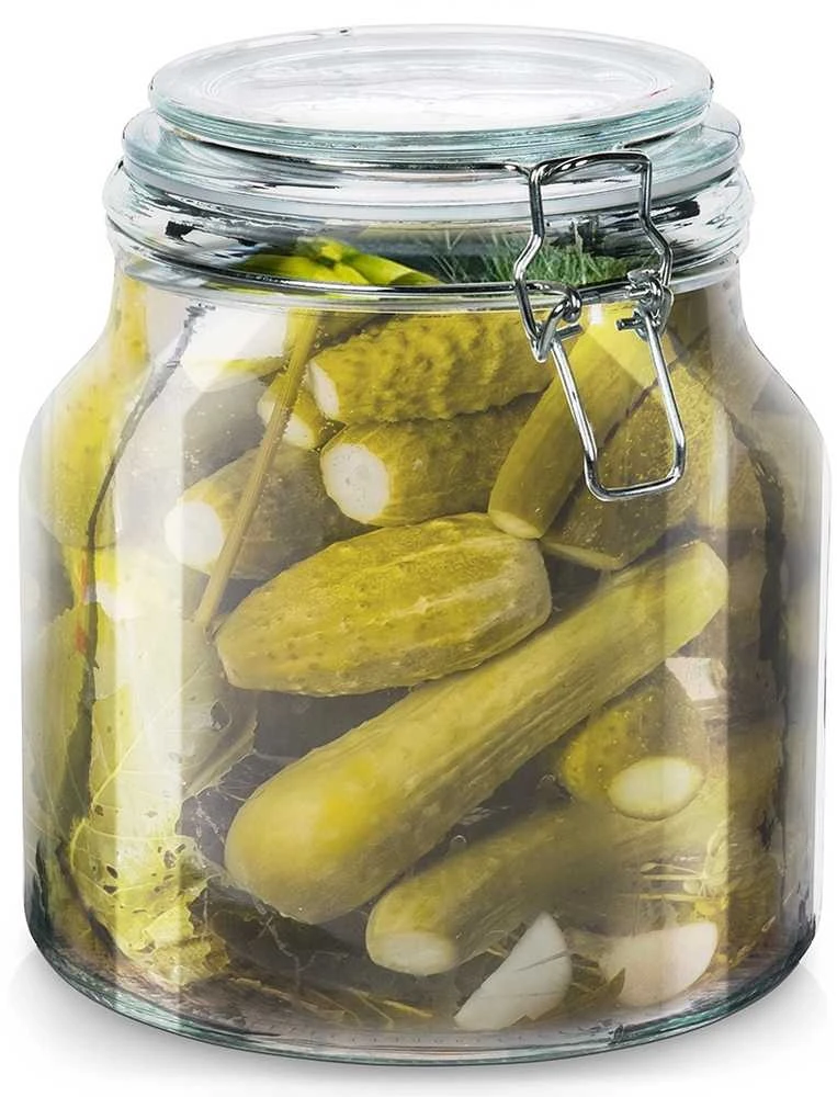 Orion Stiklainis su užspaudžiamu dangčiu IRMA 2,4 l