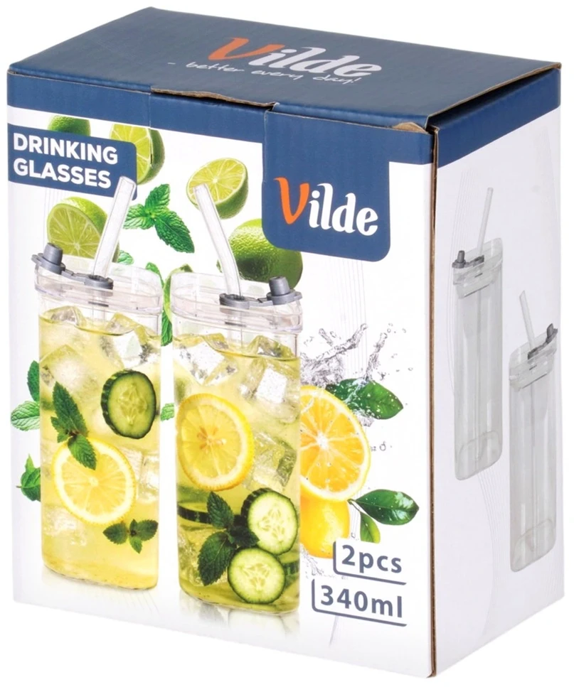 Stiklinė 340 ml 2 vnt.