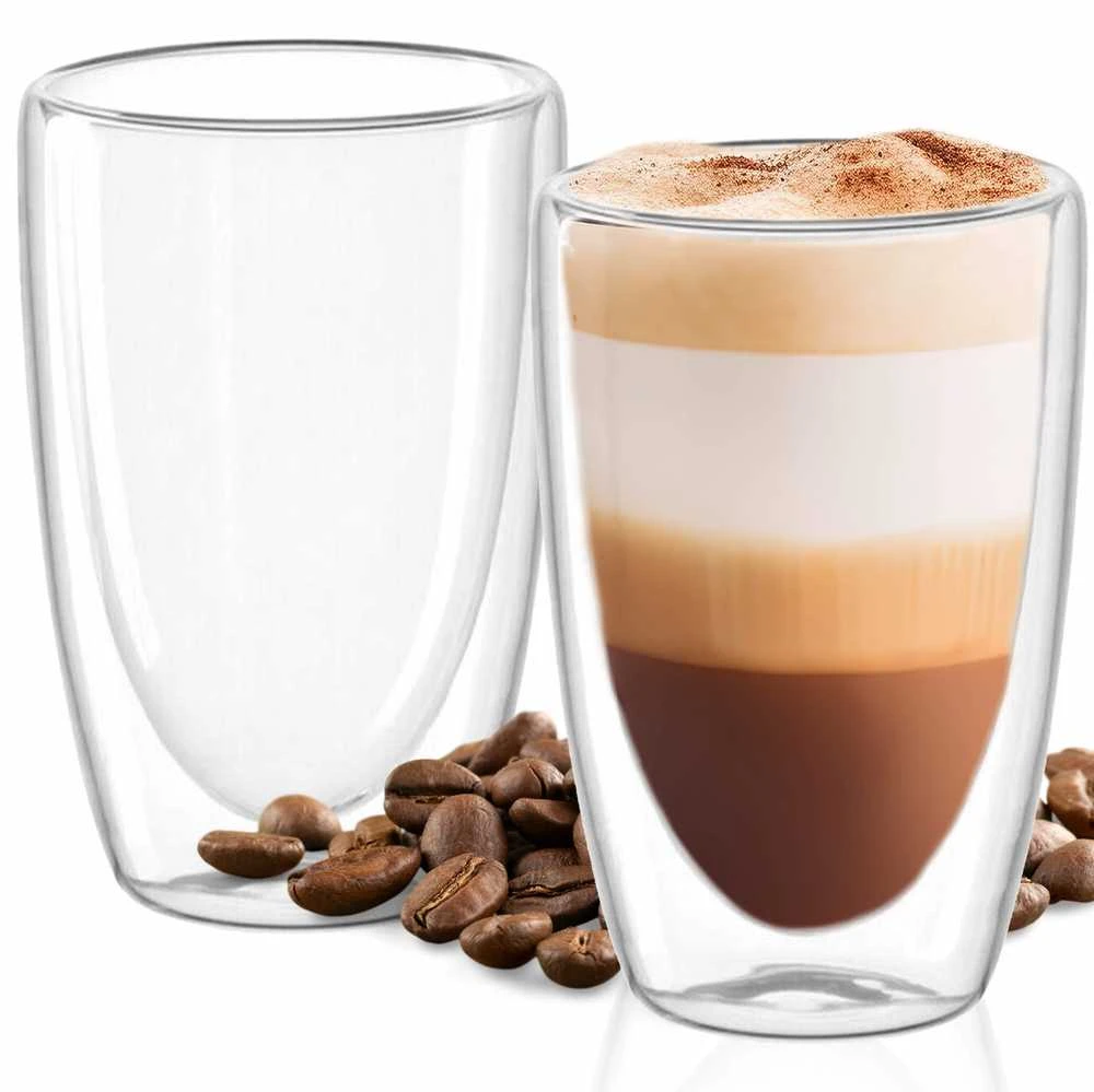 Stiklinė Springos HA7350 dvisienė 480 ml