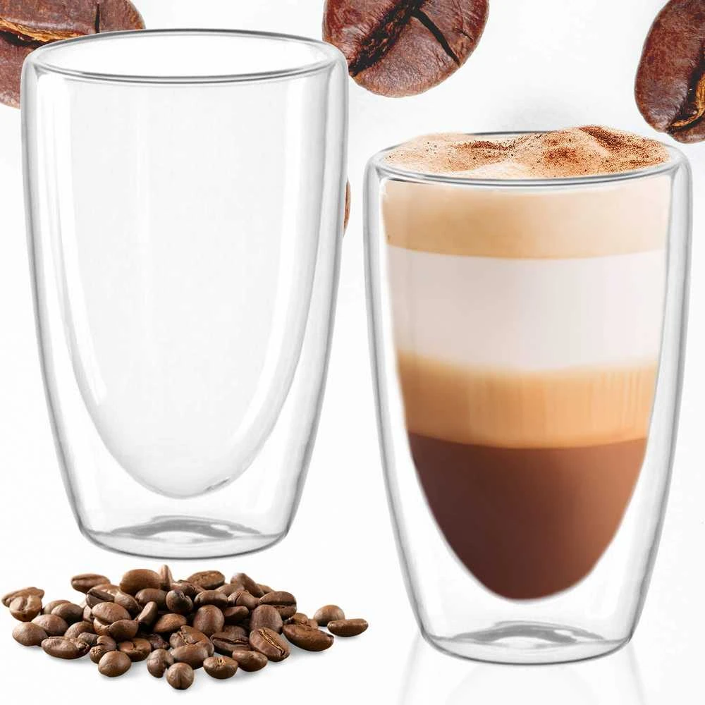 Stiklinė Springos HA7350 dvisienė 480 ml