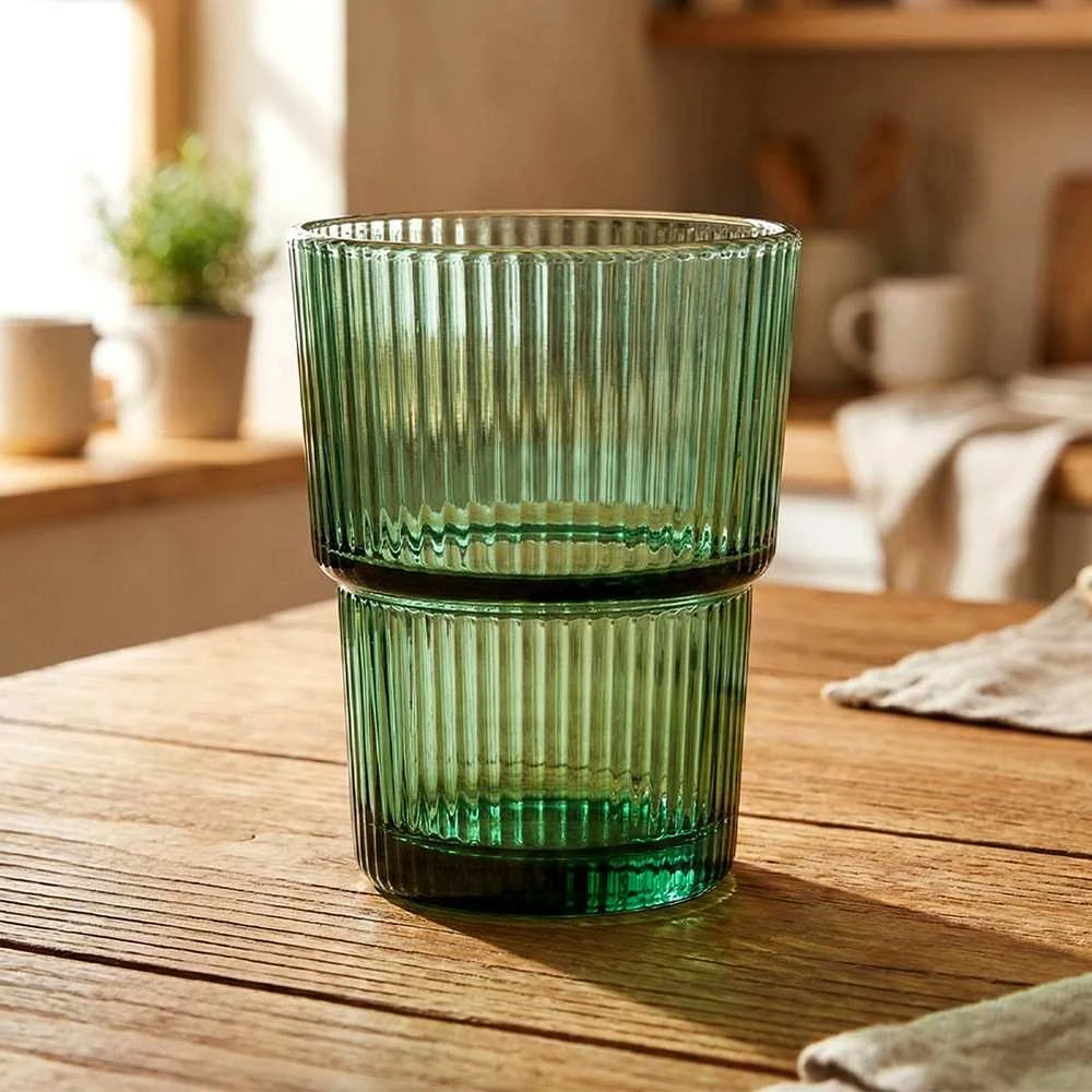 Stiklinė žalia 400 ml