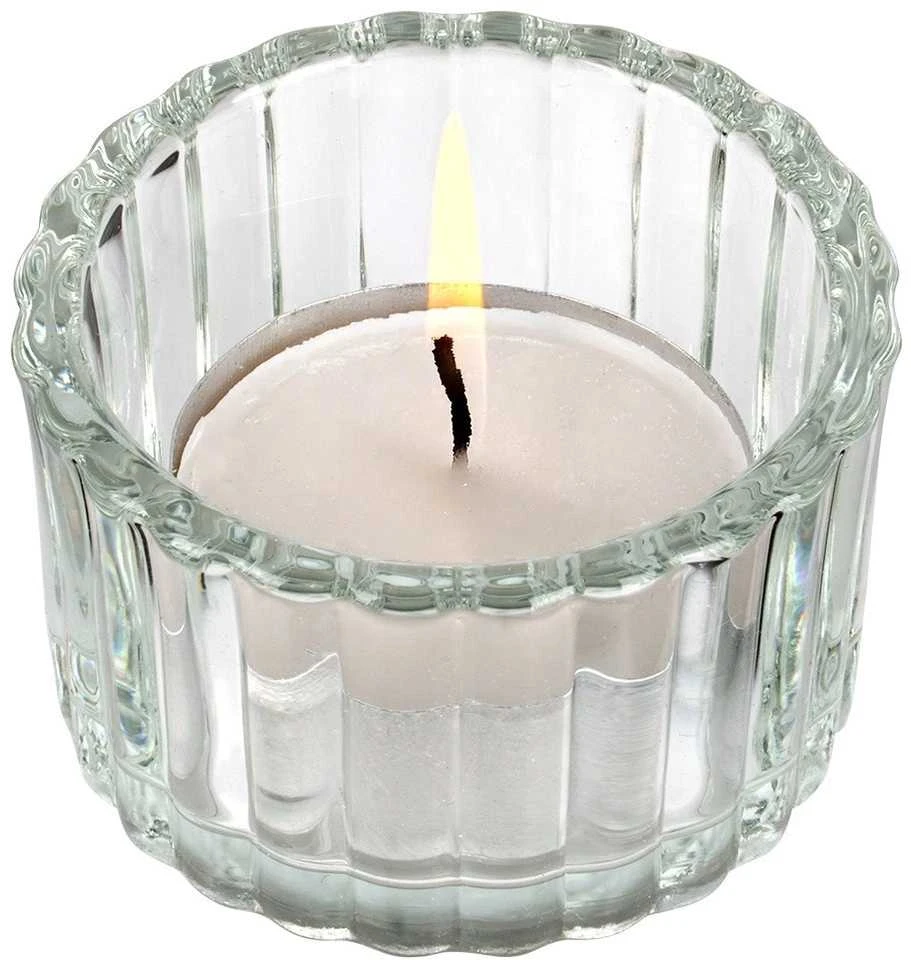 KOOPMAN Home Styling Collection Žvakių laikikliai Stikliniai 5,7 cm 2 vnt.