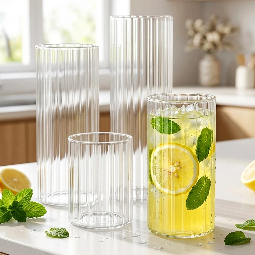 Stiklinės 230/360/460/560 ml 4 vnt.