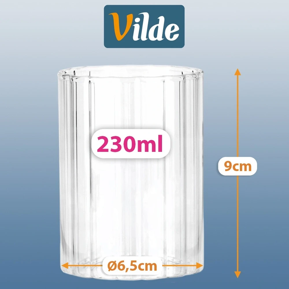 Stiklinės 230 ml 6 vnt.