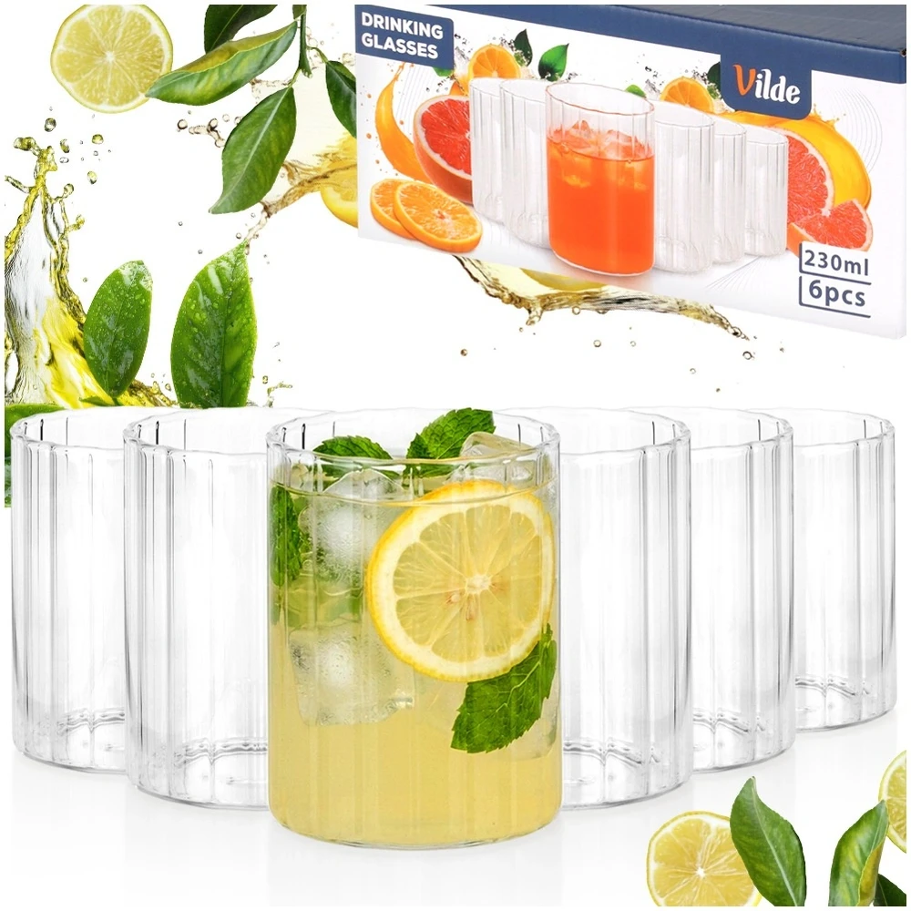 Stiklinės 230 ml 6 vnt.