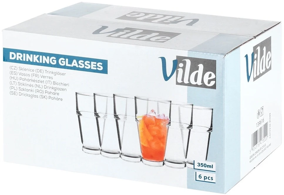Mentor Glasses 325 ml 6 vnt.