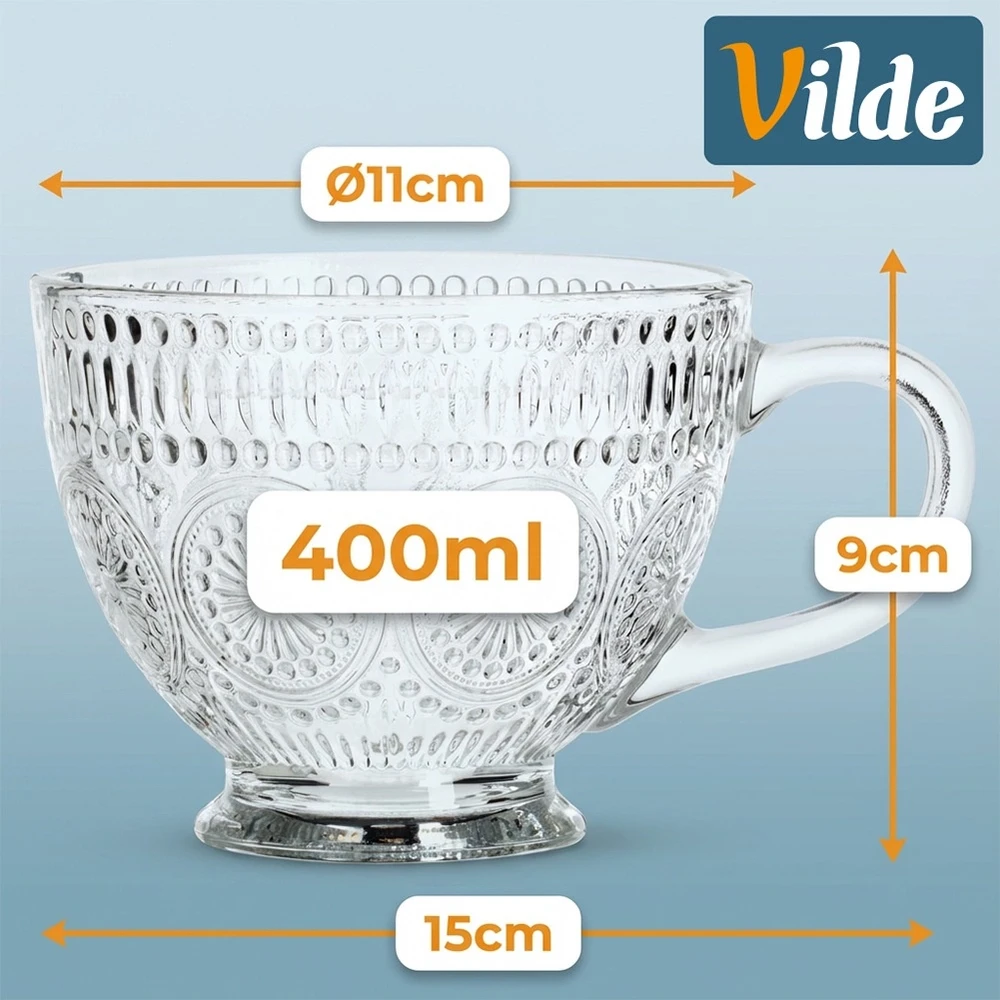 Florina Stiklinės 400 ml 6 vnt.