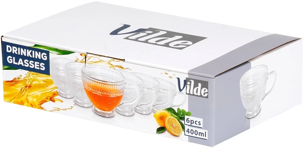 Florina Stiklinės 400 ml 6 vnt.