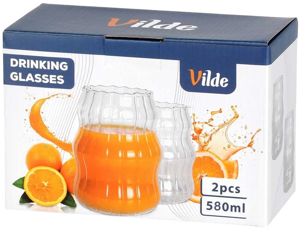 Stiklinės 580 ml 2 vnt.