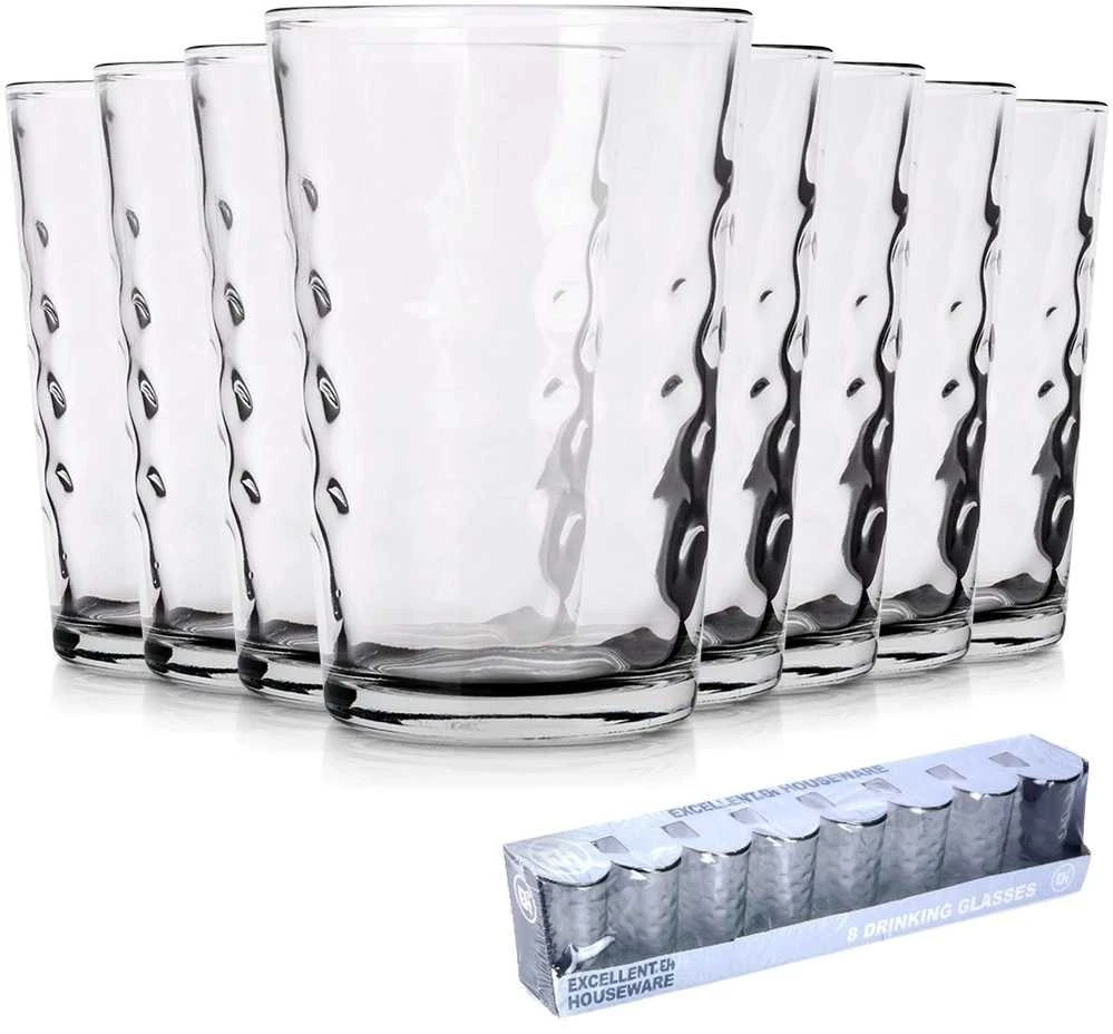Excellent Houseware Stiklinės gėrimams 200 ml, rinkinys 8 vnt.