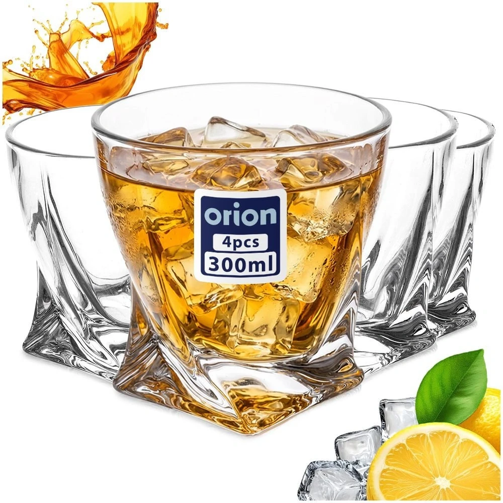 Stiklinės, skaidrios, 300 ml, 4 vnt.