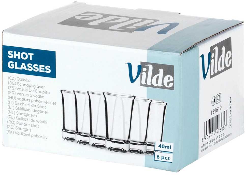 Galicja Stiklinės taurelės Vilde 40 ml, 6 vnt.