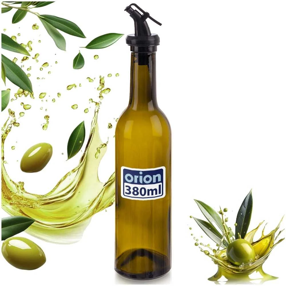 Lumarko Stiklinis aliejaus ir acto butelis su dozatoriumi 380 ml