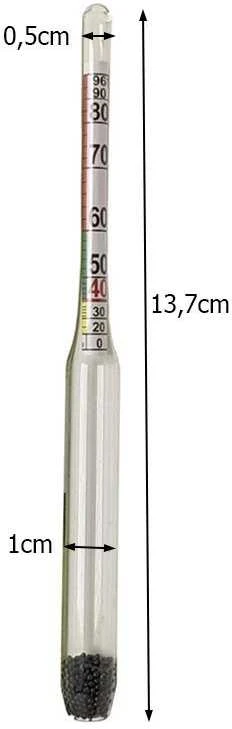 Alcohol meter alcohol indicator 0 - 96%